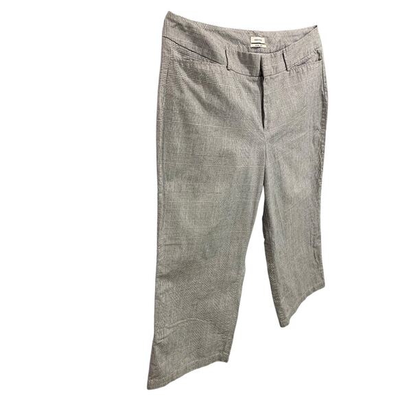 Size 16 Dockers Womens Plaid Gray Pants Mid Rise Curvy Metro Capri - Picture 4 of 8